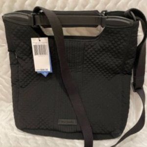VERA BRADLEY CHANGE IT UP BLACK CROSSBODY BAG